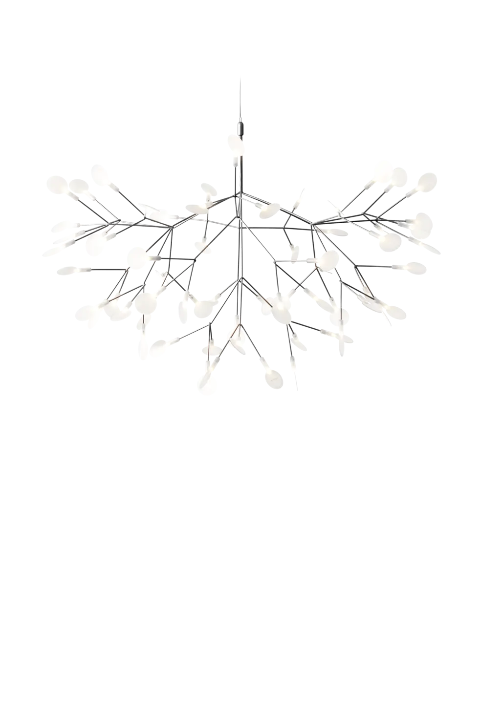 Front view Heracleum Suspended Nickel